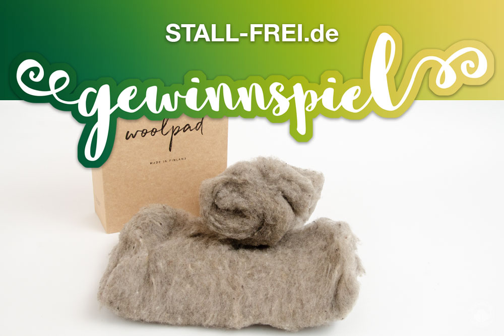 Gewinnspiel Woolpad Schafwoll Bandagierunterlage